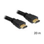DeLOCK Cable HDMI de alta velocidad con Ethernet de 20 m