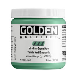 Golden Verde Viridian Hue Heavy Body Acrílico 237 ml