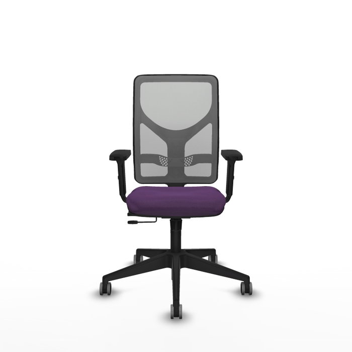 PIQUERAS Y CRESPO Silla de oficina Motilla Morado y Gris PIQUERAS Y CRESPO Silla de oficina Motilla Morado y Gris