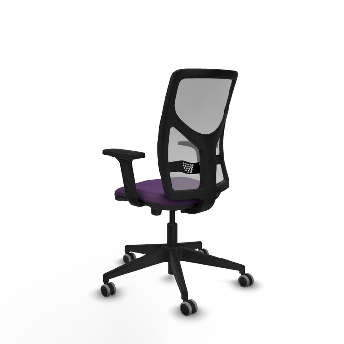 PIQUERAS Y CRESPO Silla de oficina Motilla Morado y Gris PIQUERAS Y CRESPO Silla de oficina Motilla Morado y Gris