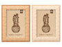 GIFTDECOR Portafotos Acabado Trenzado Surtido 24 Unidades 13x18cm Madera