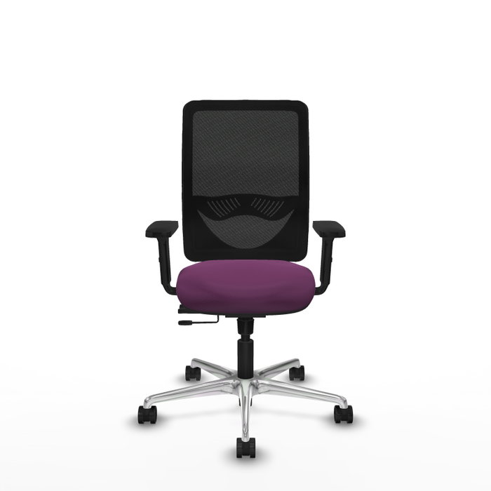 PIQUERAS Y CRESPO Silla de oficina Zulema con mecanismo Sincro/Traslack, Morado y Negro PIQUERAS Y CRESPO Silla de oficina Zulema con mecanismo Sincro/Traslack, Morado y Negro