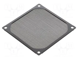Akasa Filtro de Aluminio Ø120mm Negro