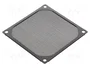 Akasa Filtro de Aluminio Ø120mm Negro