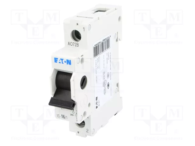 EATON ELECTRIC IS-16/1 Interruptor de aislamiento 1 polo 16A 240VAC