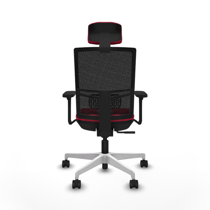 PIQUERAS Y CRESPO Silla de oficina Yunquera con mecanismo Sincro, Rojo y Negro PIQUERAS Y CRESPO Silla de oficina Yunquera con mecanismo Sincro, Rojo y Negro
