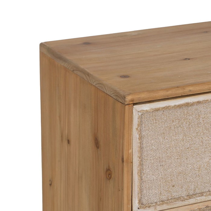 Ixia Mesita Natural DM-Madera 46 x 37 x 76 cm