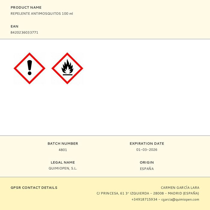 Zum Repelente Antimosquitos Spray 100 ml Apto Niños Adultos
