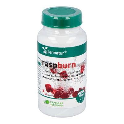 PLANNATUR Raspburn Raspberry 60 Cápsulas Quemador de Grasa PLANNATUR Raspburn Raspberry 60 Cápsulas Quemador de Grasa