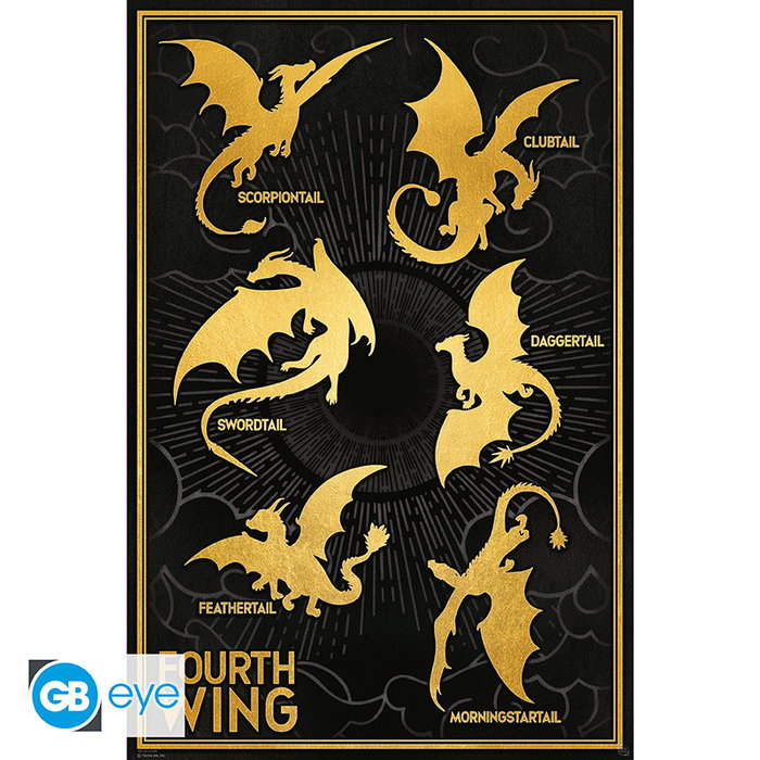 Abystyle Maxi póster alas de sangre dragones (91,5 x 61 cm)