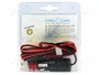 PRO CAR Alimentador de coche con enchufe DC 5,5/2,5, 8A, negro