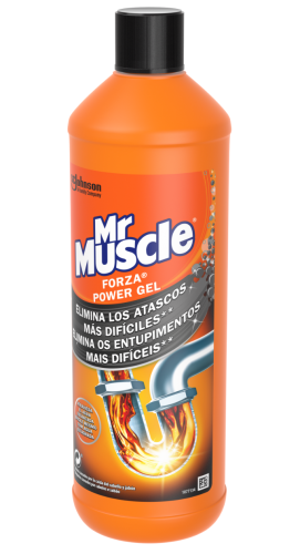 SC JOHNSON Desatascador Muscle Forza Gel 1 Litro J338967 Potente Gel para Tuberías