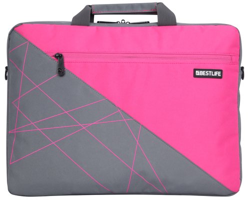 Maletin Portatil Bestlife 3002 15,6 Gris/Rosa