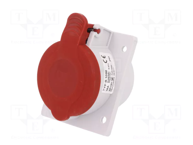 PAWBOL Conector de alimentación AC trifásico hembra 16A 400V 5 pines