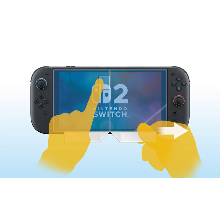 HORI Protector de pantalla de vidrio templado premium para Nintendo Switch 2, Anti-luz azul, Dureza 9h