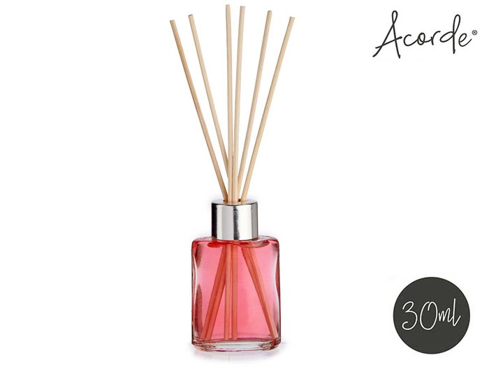 Acorde Mikado 30 ml Fresa 4.4x8x2.9 cm (Set de 24)
