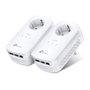 TP-Link TL-PA8030P KIT KITTL-PA8030P KIT - Kit Adaptador Powerline AV1300 Gigabit (1200 Mbps) con 3 Puertos y Enchufe Integrado, HomePlug AV2