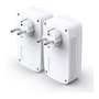 TP-Link TL-PA8030P KIT KITTL-PA8030P KIT - Kit Adaptador Powerline AV1300 Gigabit (1200 Mbps) con 3 Puertos y Enchufe Integrado, HomePlug AV2