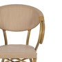 Silla Beige Aluminio-Textileno Exterior 57 X 58,50 X 82 cm (Set de 2)