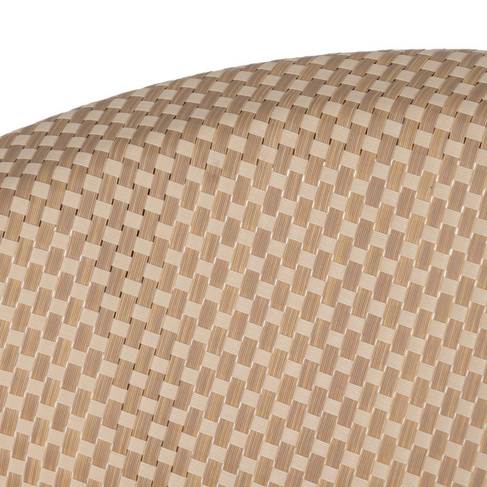 Silla Beige Aluminio-Textileno Exterior 57 X 58,50 X 82 cm (Set de 2)