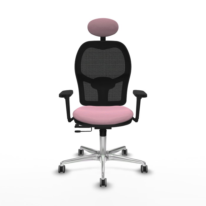 PIQUERAS Y CRESPO Silla de oficina Jorquera Rosa con mecanismo Sincro/Traslack PIQUERAS Y CRESPO Silla de oficina Jorquera Rosa con mecanismo Sincro/Traslack