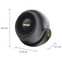 UNOLD Breezy Bowl 86675 Ventilador de mano recargable Negro