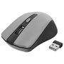 Gembird MUSW-4B-04-BG Ratón Óptico Inalámbrico RF 4 Botones 1600 DPI para Mano Derecha, Color Negro Gris