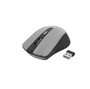 Gembird MUSW-4B-04-BG Ratón Óptico Inalámbrico RF para Oficina 1600 DPI, 4 Botones, Diseño para Mano Derecha, Negro/Gris, 2.4 GHz, Tecnología de Ahorro de Energía