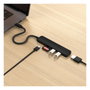 Satechi USB-C Slim Multi-Port Hub 6 en 1 ST-P6SK, Schwarz