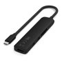 Satechi USB-C Slim Multi-Port Hub 6 en 1 ST-P6SK, Schwarz