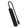 Satechi USB-C Slim Multi-Port Hub 6 en 1 ST-P6SK, Schwarz