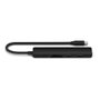 Satechi USB-C Slim Multi-Port Hub 6 en 1 ST-P6SK, Schwarz