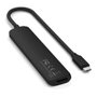 Satechi USB-C Slim Multi-Port Hub 6 en 1 ST-P6SK, Schwarz