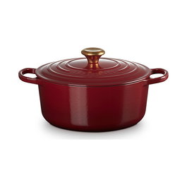 Le Creuset Signature Roaster redonda 26cm rojo