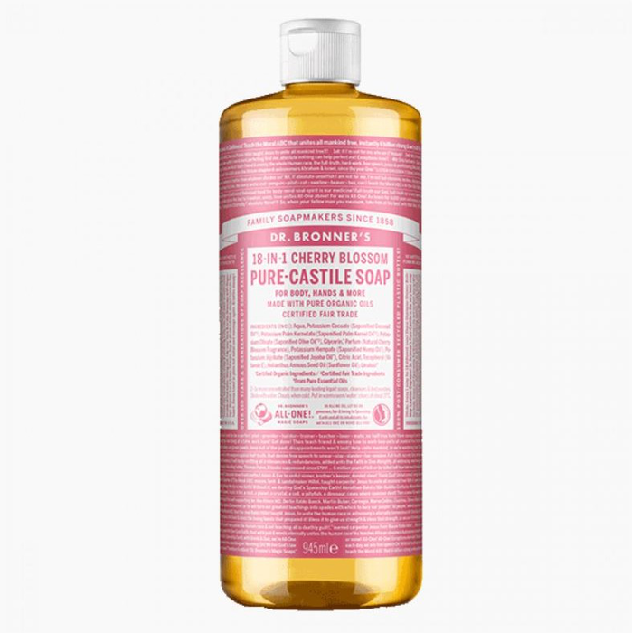 Dr Bronners Jabón Líquido Flor De Cerezo 945 mL Dr Bronners Jabón Líquido Flor De Cerezo 945 mL