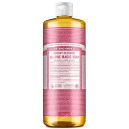 Dr. Bronner's Jabón Líquido Flor de Cerezo 945ml Certificado Fair Trade