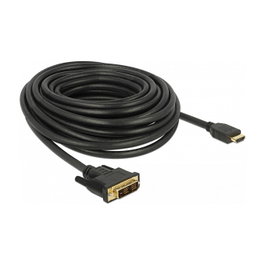 DeLOCK 85587 Cable Adaptador HDMI a DVI-D Macho, 10 m, Negro