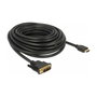 DeLOCK 85587 Cable Adaptador HDMI a DVI-D Macho, 10 m, Negro