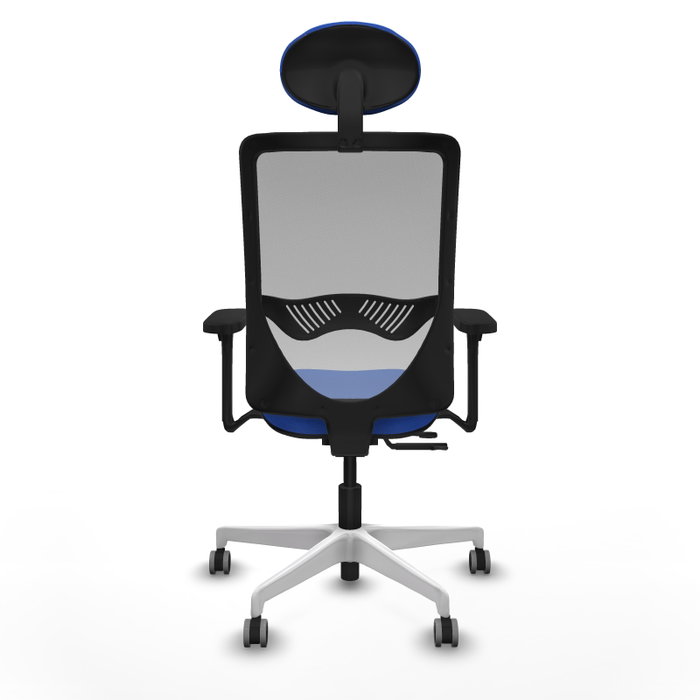 PIQUERAS Y CRESPO Silla de oficina Zulema Azul y Gris con Mecanismo Sincro/Traslack PIQUERAS Y CRESPO Silla de oficina Zulema Azul y Gris con Mecanismo Sincro/Traslack