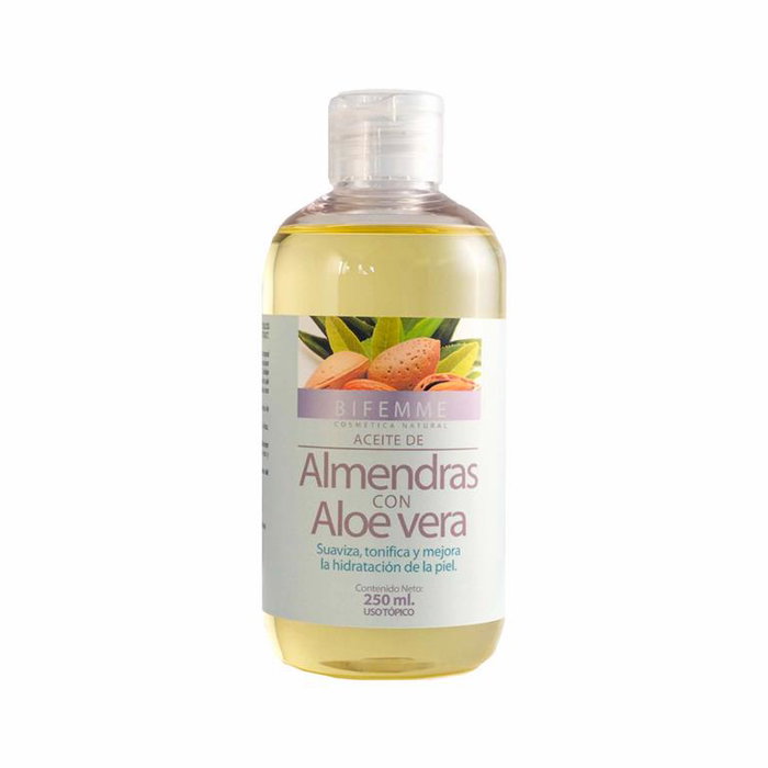 BIFEMME Aceite de Almendras Dulces con Aloe Vera 250ml BIFEMME Aceite de Almendras Dulces con Aloe Vera 250ml