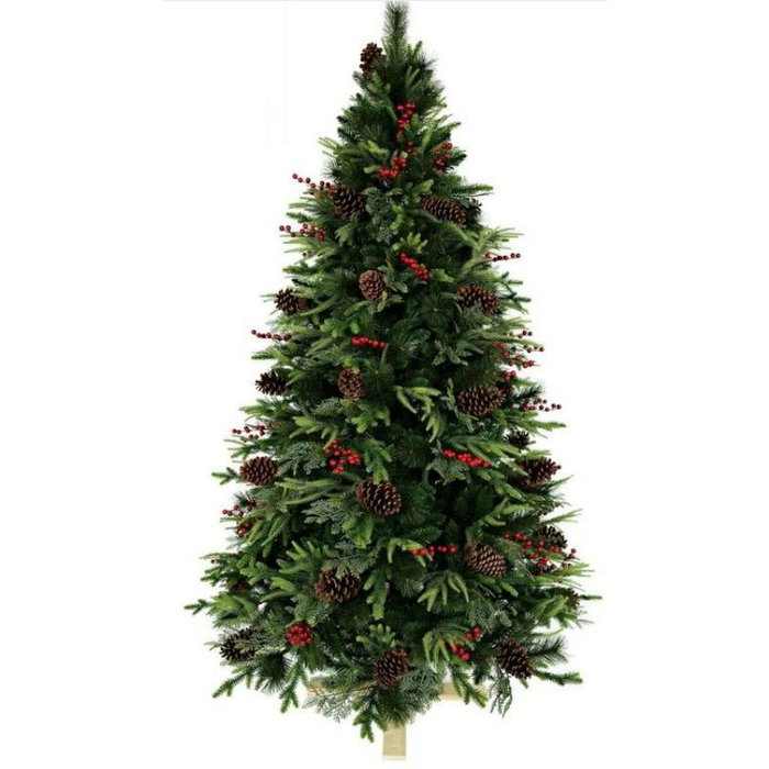 DKD Home Decor Árbol de Navidad Tradicional Verde 91 x 150 x 91 cm