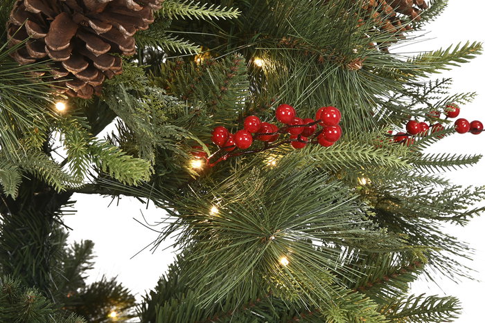 DKD Home Decor Árbol de Navidad Tradicional Verde 91 x 150 x 91 cm