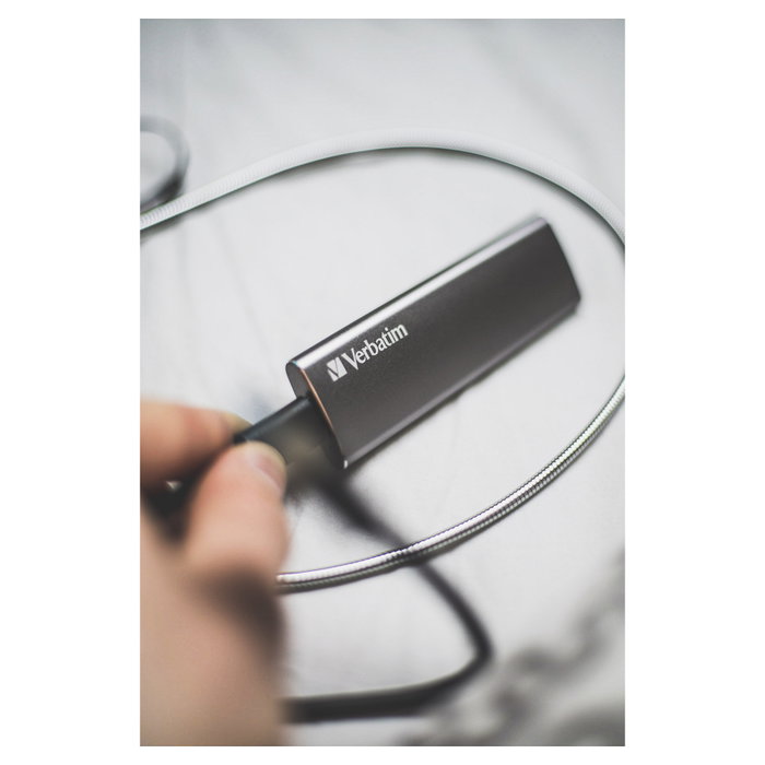 Verbatim Vx500 Store 'n' Go SSD 1 TB USB 3.2 Gen 2 Tipo-C Plata Verbatim Vx500 Store 'n' Go SSD 1 TB USB 3.2 Gen 2 Tipo-C Plata