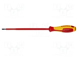 KNIPEX Destornillador aislado de punta plana 4,5x0,8 mm