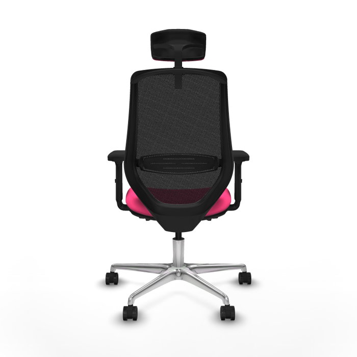 PIQUERAS Y CRESPO Silla de oficina Mardos Rosa y Negro