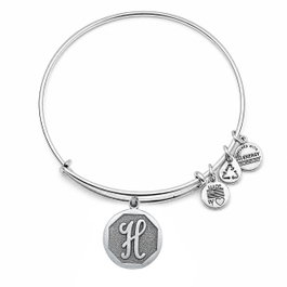 Alex And Ani Pulsera de Metal Gris para Mujer