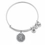 Alex And Ani Pulsera de Metal Gris para Mujer