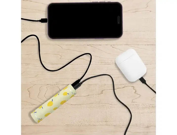 Wondee Batería Externa 5.000 mAh Limones Diseño Compacto y Ligero Wondee Batería Externa 5.000 mAh Limones Diseño Compacto y Ligero