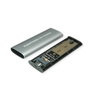 VALUE Carcasa externa para SSD M.2 NVMe USB 3.2 Gen 2 Tipo C - Plata
