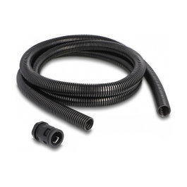 DeLOCK Funda protectora de cable 2 m x 21,2 mm con 2 x PG16 negro